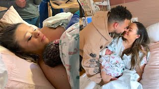 BIRTH VLOG Labor amp Delivery Of Our Baby Boy [upl. by Kerwon]