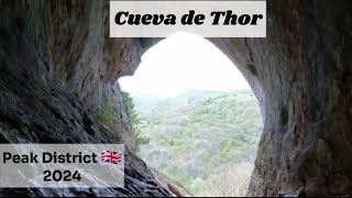 Thors Cave peakdistrict peakdistrictnationalpark cuevas vacaescocesa montaña senderismo [upl. by Pas]