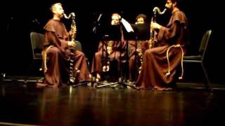 Danse Macabre for four bass clarinets Edmund Welles live [upl. by Servetnick]