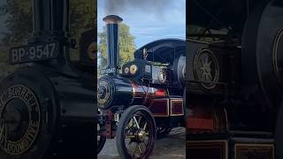 Burrell traction engine at the Bedfordshire Steam amp Country Fayre [upl. by Anilec]