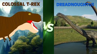 Colossal TRex vs Dreadnoughtus  Colossal TRex vs Dinosaurs S1E8 [upl. by Baxie113]