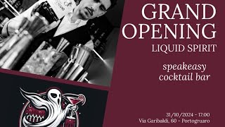 PORTOGRUARO 31102024 GRANDE INAUGURAZIONE DEL COCKTAIL BAR quotLIQUID SPIRITquot [upl. by Descombes]