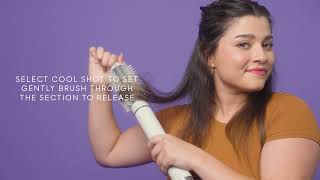 How to use the Sharper Image Revel MultiStyler styling brush attachment [upl. by Aitnahc]