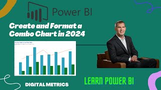 Power BI Combo Chart 2024 [upl. by Sairacaz]