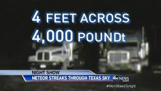 NASA Confirms Meteor Hit in Central Texas [upl. by Sihtnyc566]