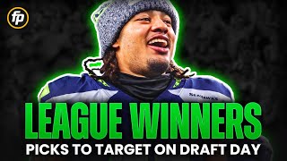 16 Fantasy Football League Winners  HighUpside Draft Picks 2024 [upl. by Naawaj932]