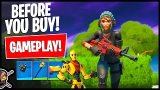 NEW DUMMY and SANDSHARK DRIVER Gameplay Before You Buy Fortnite Battle Royale [upl. by Anna-Diane]