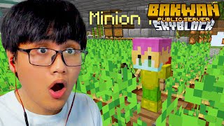 Aku Pasang MINION di Pulau Minecraft Bakwan Skyblock Public Server [upl. by Natelson918]