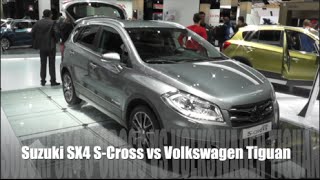 Suzuki SX4 SCross 2016 vs Volkswagen Tiguan 2016 [upl. by Camarata]