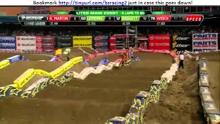 2012 Toronto Supercross 250 Lites Main event RD11 HD [upl. by Annawyt]