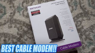 NetGear CM700 Cable Modem Unboxing and Setup [upl. by Ahsimat]