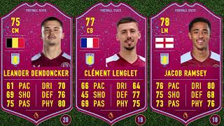 ASTON VILLA EA SPORTS FC 24 PLAYERS RATINGS [upl. by Marx137]