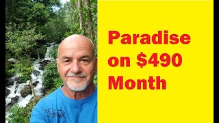 His basic cost of living is 490 Month in Paradise [upl. by Scheld]