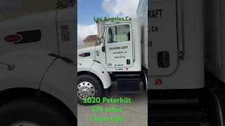 2020 Peterbilt 337  for sale  low mileage37k  price64k  26ft box truck peterbilt [upl. by Nahem]