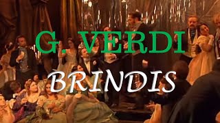 BRINDISI BRINDIS  La Traviata  G Verdi ITALIANOESPAÑOL [upl. by Zampino]