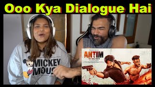 Antim  The Final Truth Trailer Reaction  Salman Khan Aayush Sharma  The S2 Life [upl. by Ludovico717]