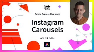 Instagram Carousels  Adobe Express Skills Challenge [upl. by Ramo]