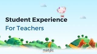 New Student Experience for Teacher  Matific  Maths for 412 year olds [upl. by Sakmar]