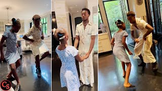 Madonnas Son David Banda Dancing With His Little Sis Estere Ciccone Video [upl. by Genaro]