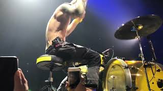 twenty one pilots  Morph live  Josh Dun drum island 111318 [upl. by Nnitsuj452]