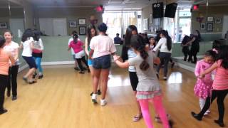 Clases de salsa para niños jaramillos latin dance [upl. by Paxton]