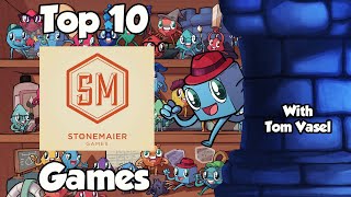 Top 10 Stonemaier Games  with Tom Vasel [upl. by Inahs]