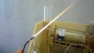 HHO  Hidrogen peroxide  Novacet flame torch [upl. by Ytsur]