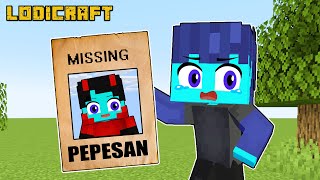 Finding my Brother PEPESAN in Minecraft LodiCraft [upl. by Nylirac283]