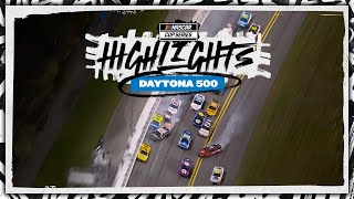 Red flag thrown at Daytona after a massive wreck sweeps the field with eight laps to go [upl. by Gibbons]