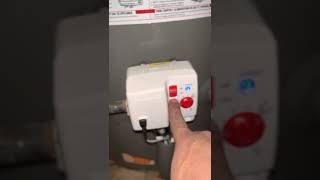 Rheem water heater blinking 7 times fix [upl. by Morly234]