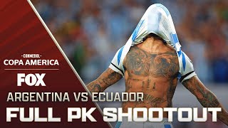 Argentina vs Ecuador Full Penalty Shootout  2024 Copa América [upl. by Erodroeht395]