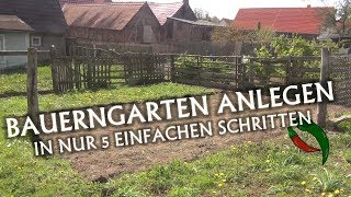 Bauerngarten anlegen in nur 5 einfachen Schritten [upl. by Cece]