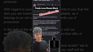 Breaking news Prada Black is DISCONTINUED Prada has confirmed Luna Rossa Black [upl. by Reisman]