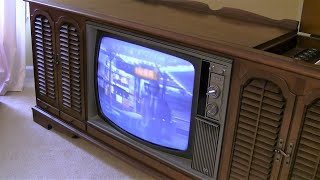 Old 1969 RCA New Vista Color TV  Turned on after 10 years [upl. by Assej]