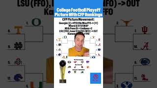 Here is how Week 10 changed the CFP Picture between the College Football Playoff Committee’s Top 25 [upl. by Einot159]