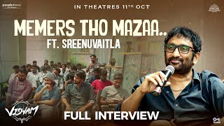 Memers Tho Mazaa Ft Sreenu Vaitla Full Interview  Viswam  Gopichand  TG Vishwa Prasad  PMF [upl. by Alul117]