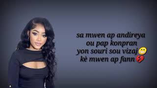 B garm OU PAP KONPRANN FT MEELI amp BJAYBOY LYRICS [upl. by Eelnodnarb759]