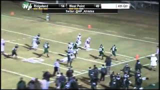 West Points 2 Josh Ewing 23 yd TD [upl. by Clougher]