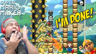 IM SO FKING DONE WITH THESE LEVELS SUPER MARIO MAKER 45 [upl. by Nossah]