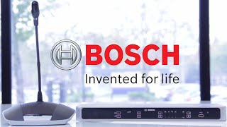 Bosch Security  CCS 1000 D Digital Discussion System  How to install [upl. by Laersi]