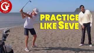 Practice golf on the beach like Seve Ballesteros [upl. by Warton186]