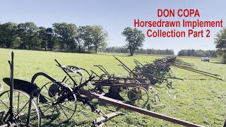 Don Copa Antique Implement Collection Part 2  Plows [upl. by Assilen]