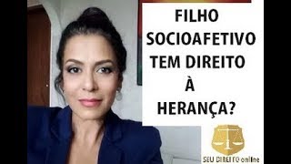 FILHO SOCIOAFETIVO TEM DIREITO À HERANÇA [upl. by Enirehtacyram588]