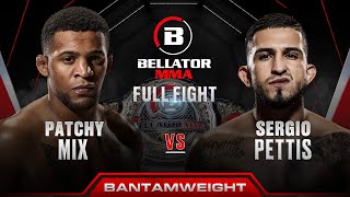 Patchy Mix vs Sergio Pettis Bantamweight Title Bout  Bellator 301 Full Fight [upl. by Elatia]