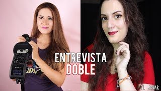 ♡ASMR español♡ ENTREVISTA DOBLE con ASMR with SASHA ♥ EL y SASHA♥ [upl. by Arlo]