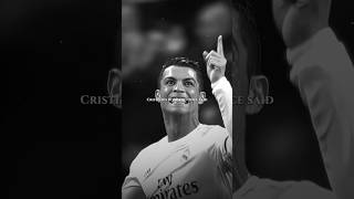 Cristiano Ronaldo ONCE SAID motivation mindset cristianoronaldo [upl. by Neral]