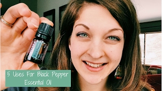 5 Uses For Black Pepper Essential Oil [upl. by Isdnyl]