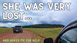 Helping a Fellow Traveler  She Was VERY Lost  Van Life With a Dog [upl. by Ress]