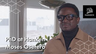 PhD at Hanken Moses Osefero [upl. by Topper]