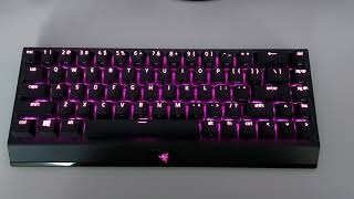 RAZER BLACKWIDOW V3 MINI 65 HYPERSPEED [upl. by Wennerholn947]